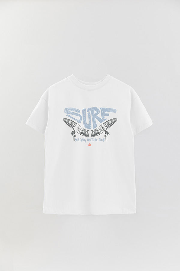 REMERA OVER ESTAMPADA SURF