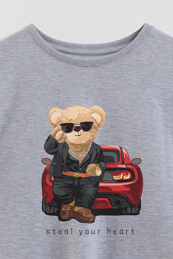 REMERA GB OVERSIZE TEDDY STEAL YOUR HEART