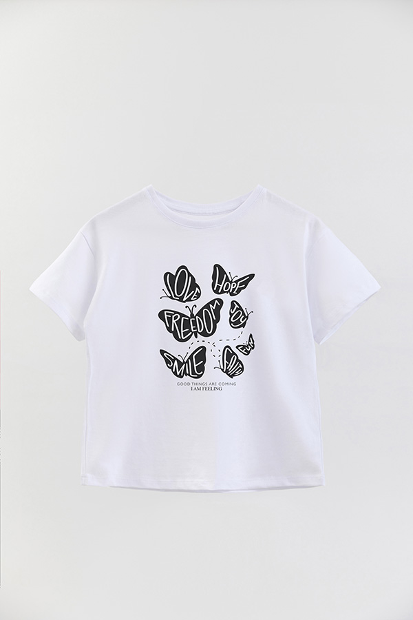 REMERA GIRL OVER LOVE HOPE