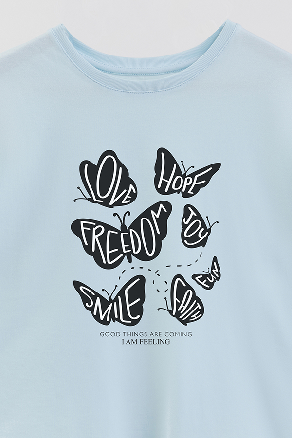 REMERA GIRL OVER LOVE HOPE