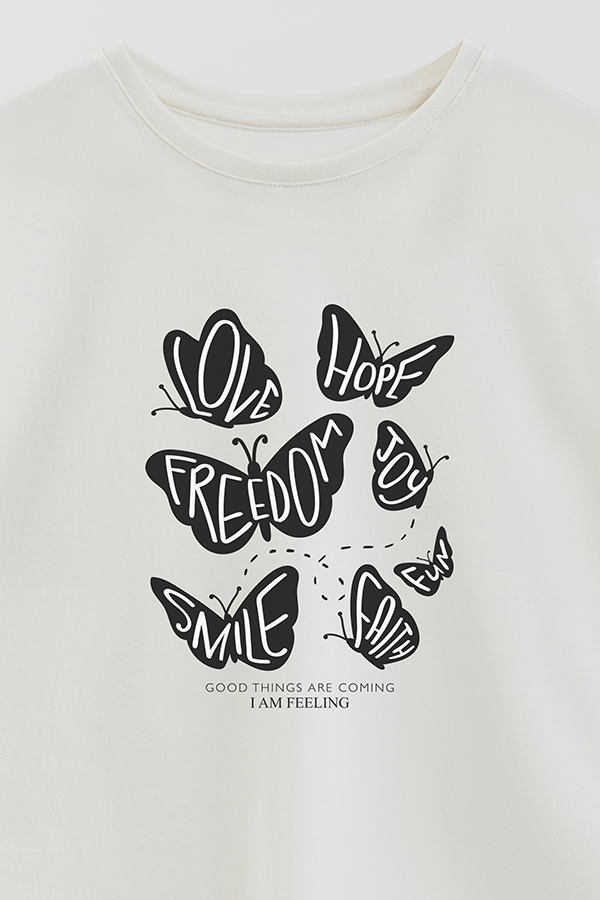 REMERA GIRL OVER LOVE HOPE
