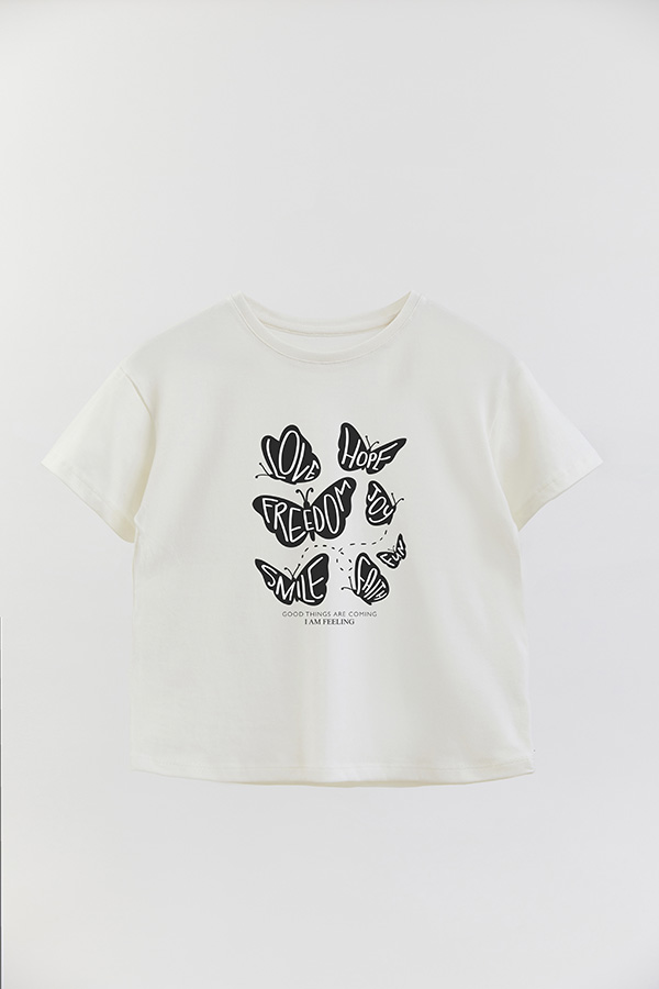 REMERA GIRL OVER LOVE HOPE