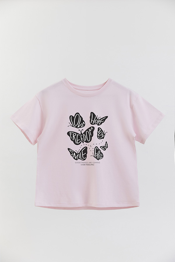 REMERA GIRL OVER LOVE HOPE