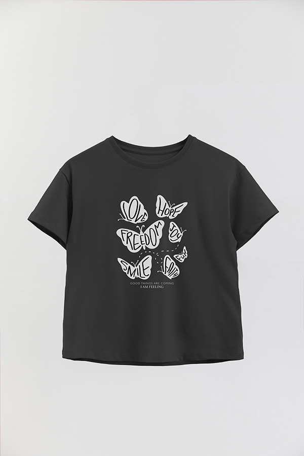REMERA GIRL OVER LOVE HOPE