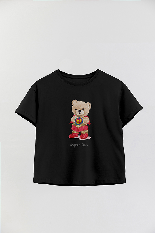 REMERA GB OVERSIZE TEDDY SUPER GIRL