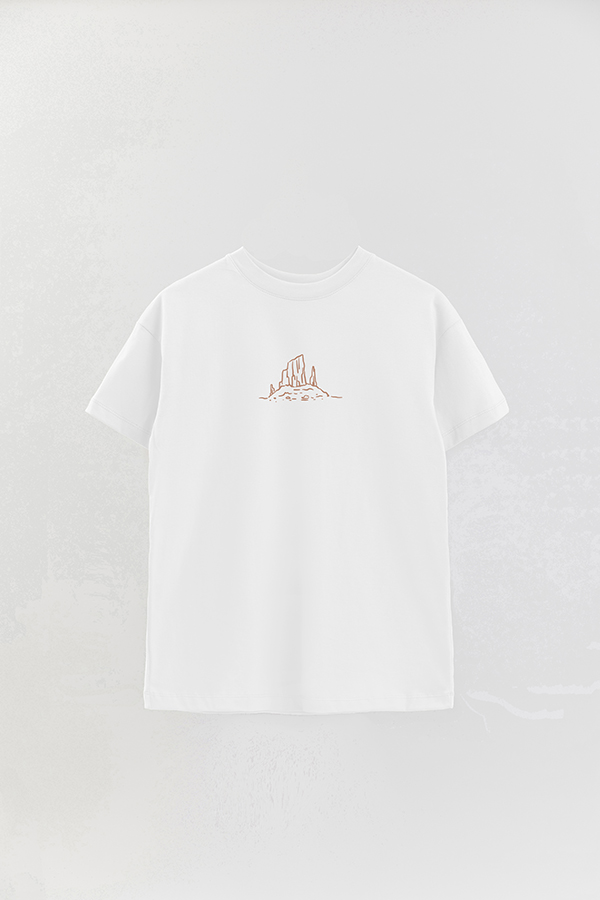 REMERA OVER ESTAMPADA WESTERN LANDSCAPE