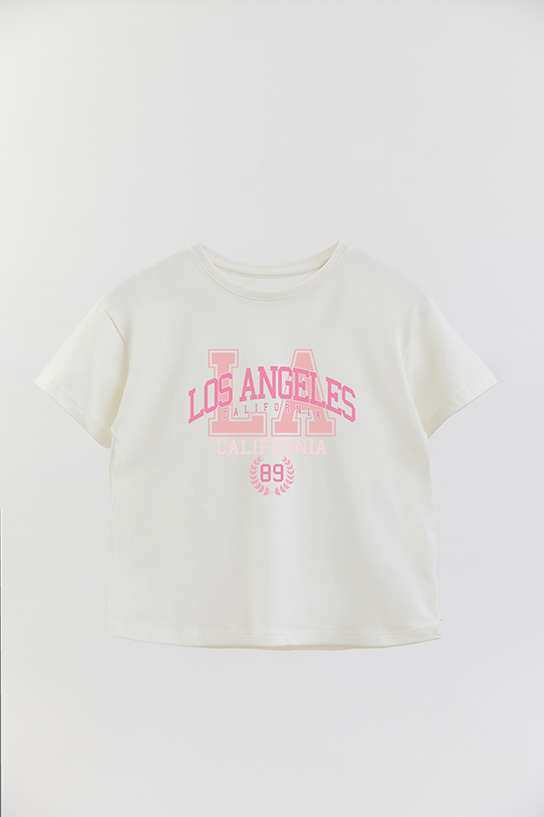 REMERA GIRL OVER LOS ANGELES 89