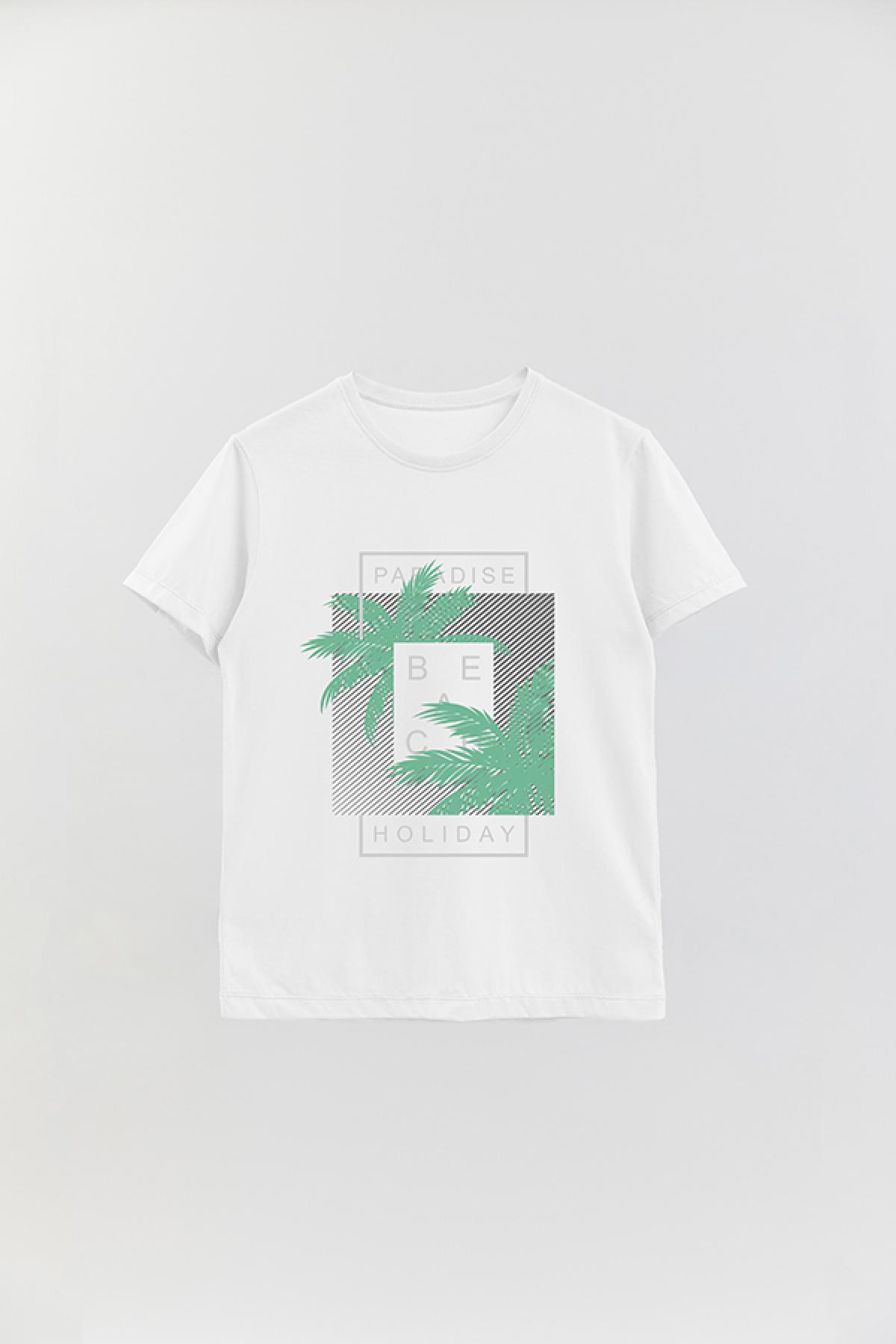 REMERA BASICA ESTAMPADA CL PARADISE BEACH HOLIDAY