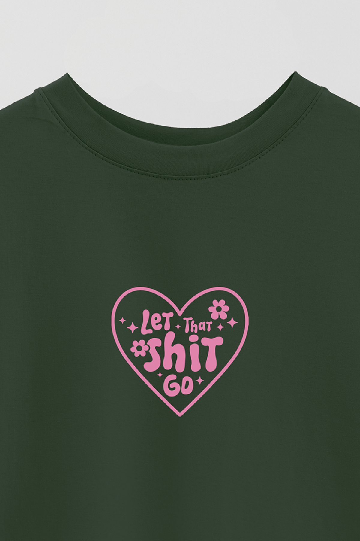 REMERA OVER ESTAMPADA LV4B LET THAT SHIT GO
