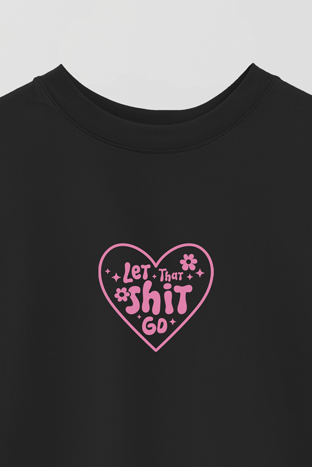 REMERA OVER ESTAMPADA LV4B LET THAT SHIT GO