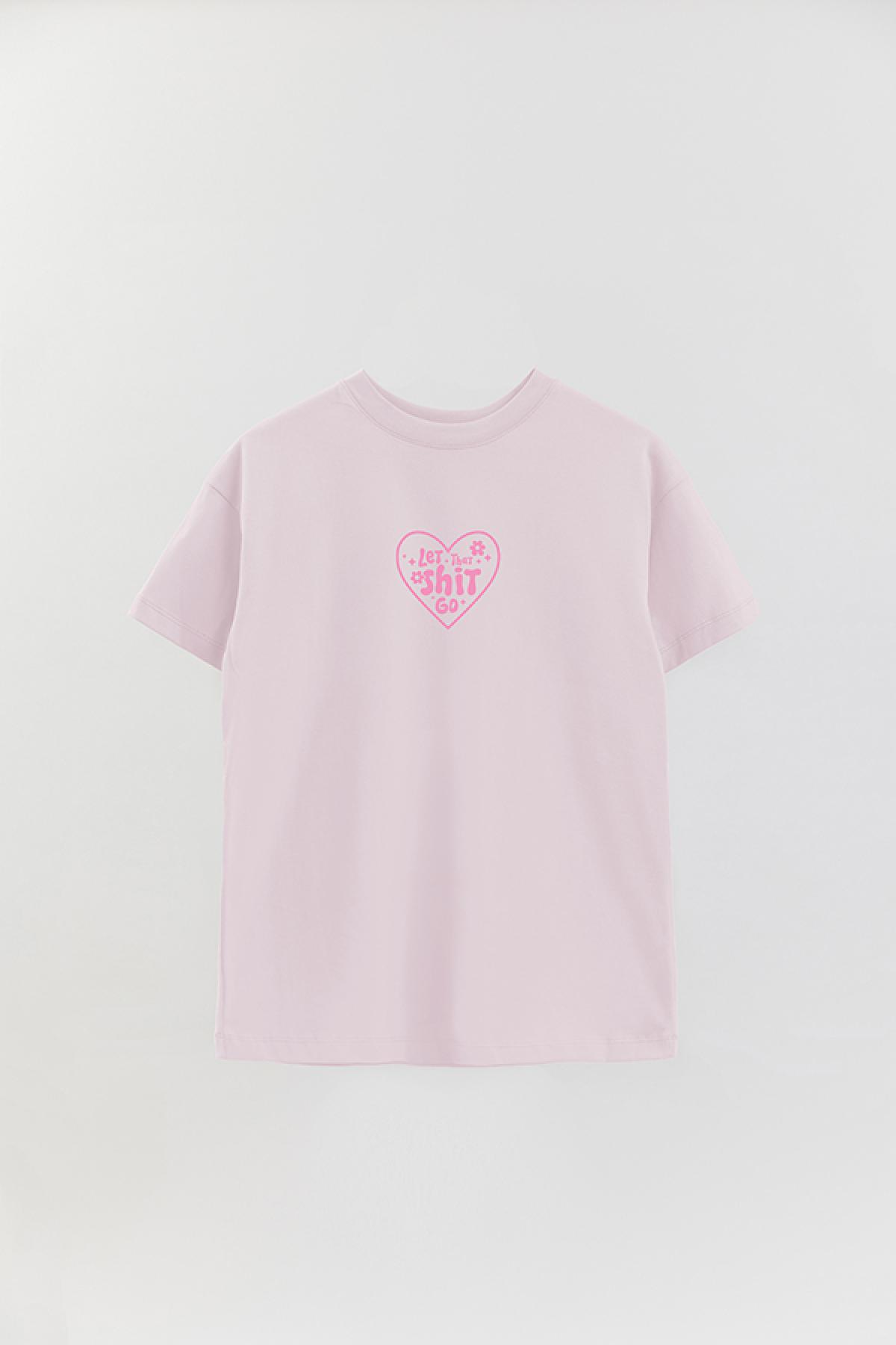 REMERA OVER ESTAMPADA LV4B LET THAT SHIT GO