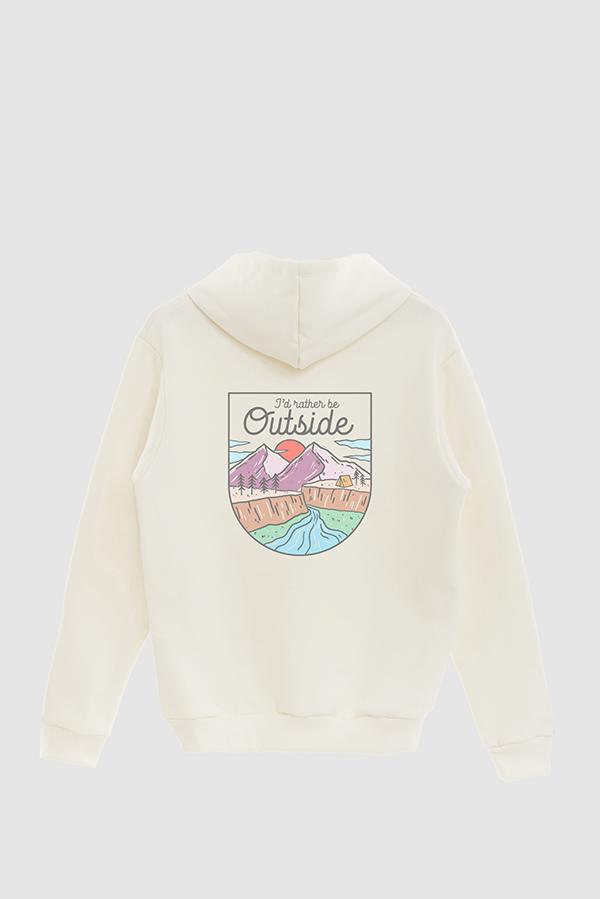 HOODIE ESTAMPADO I'D RATHER BE OUTSIDE 2