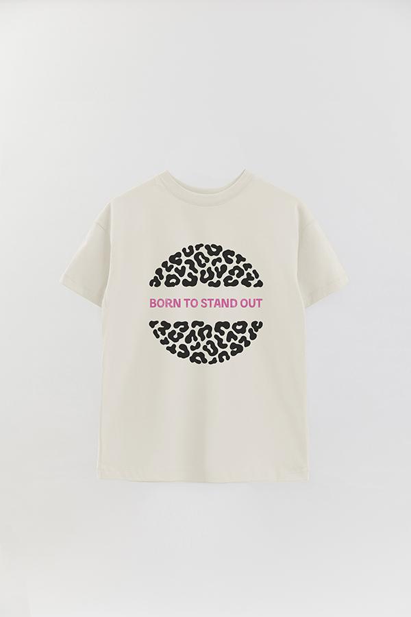 REMERA OVER ESTAMPADA TGR BORN TO STAND