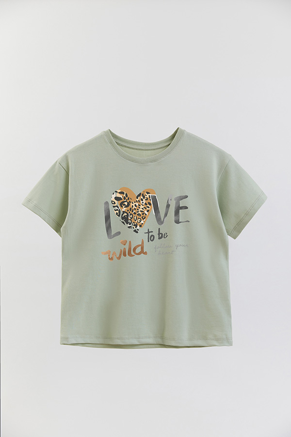 REMERA GIRL OVER WILD LOVE