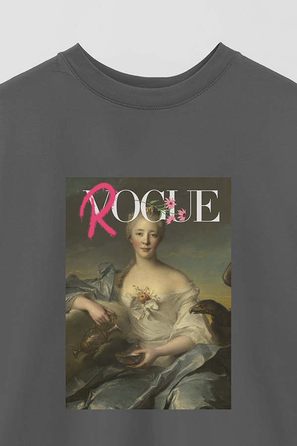 REMERA OVER ESTAMPADA ART COLLECTION 49 ROGUE