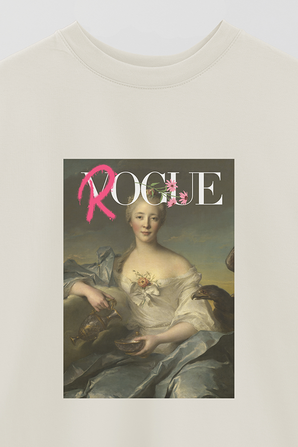 REMERA OVER ESTAMPADA ART COLLECTION 49 ROGUE