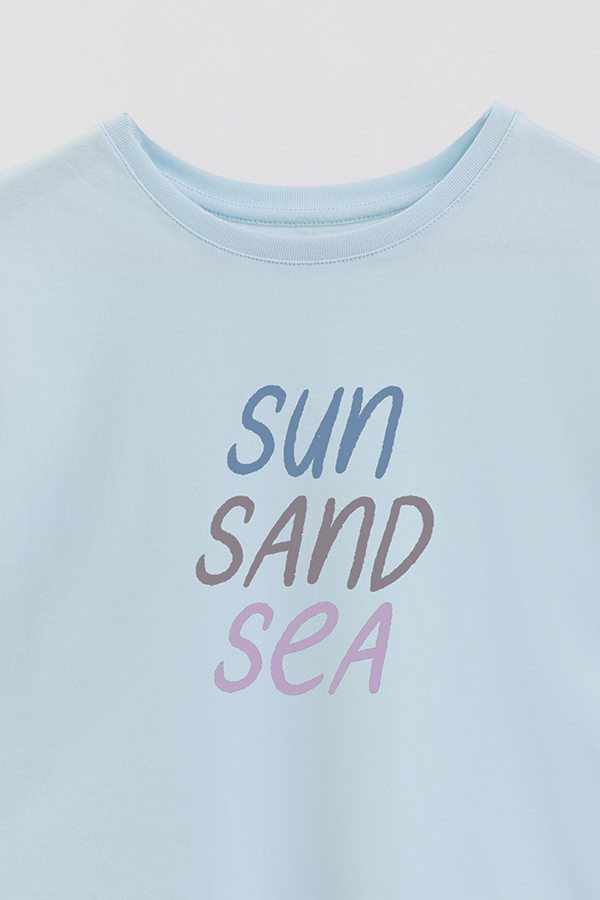 REMERA BOY OVER BEACH SUN