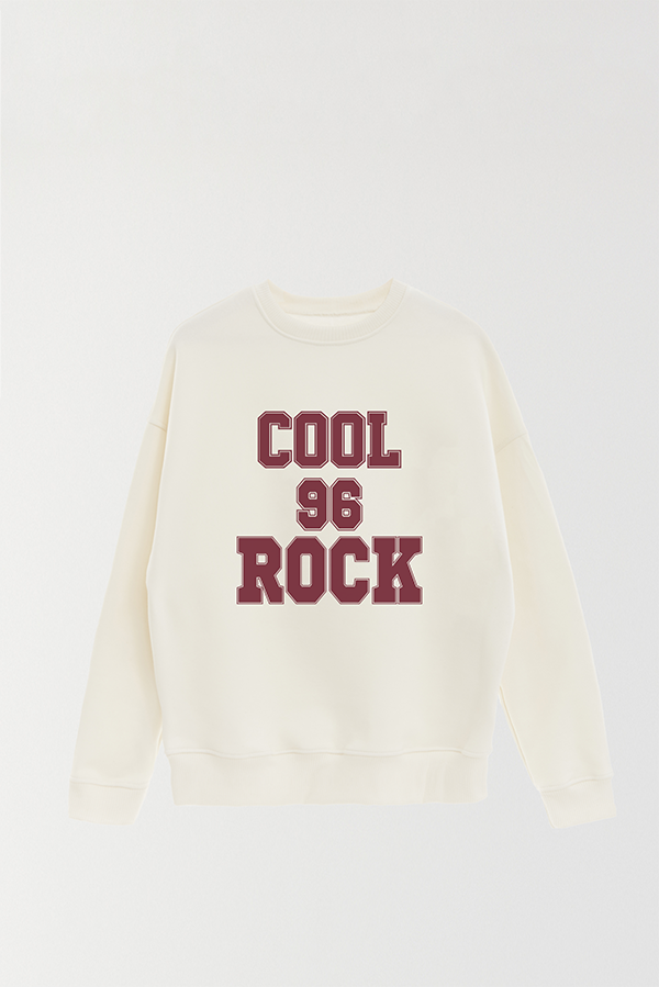 BUZO CREWNECK ESTAMPADO VARSITY COOL ROCK 96
