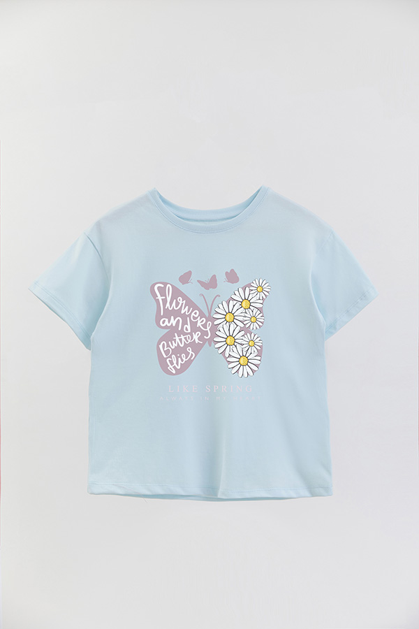 REMERA GIRL OVER LIKE SPRING
