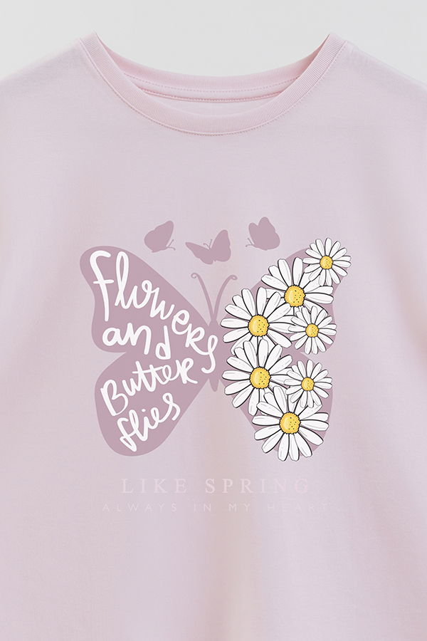 REMERA GIRL OVER LIKE SPRING