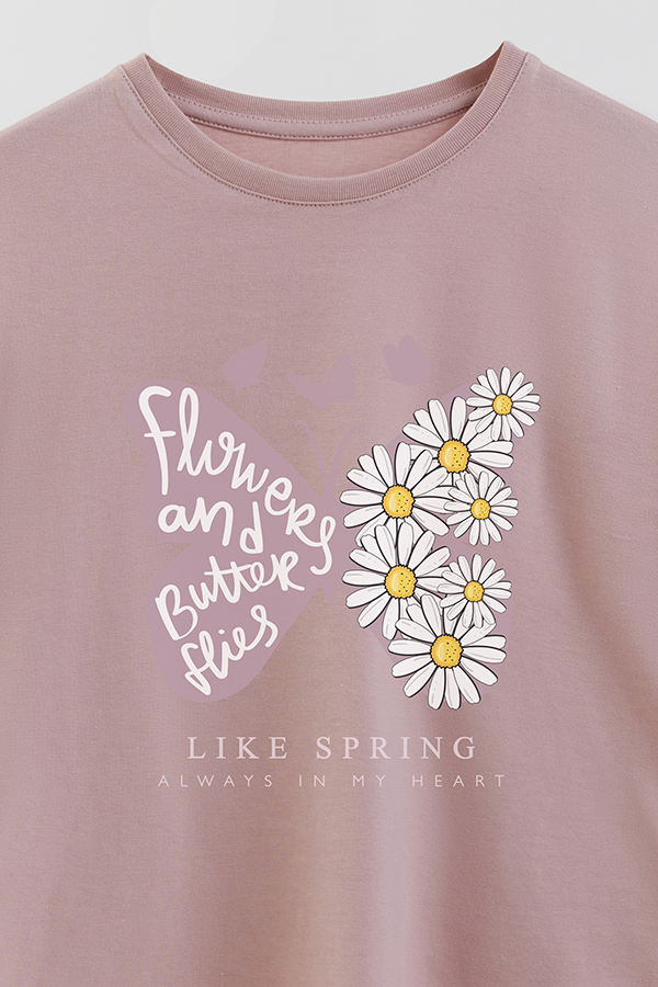 REMERA GIRL OVER LIKE SPRING