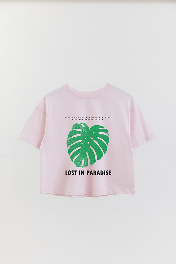 REMERA CROP ESTAMPADA SOUND OF THE SEA 1