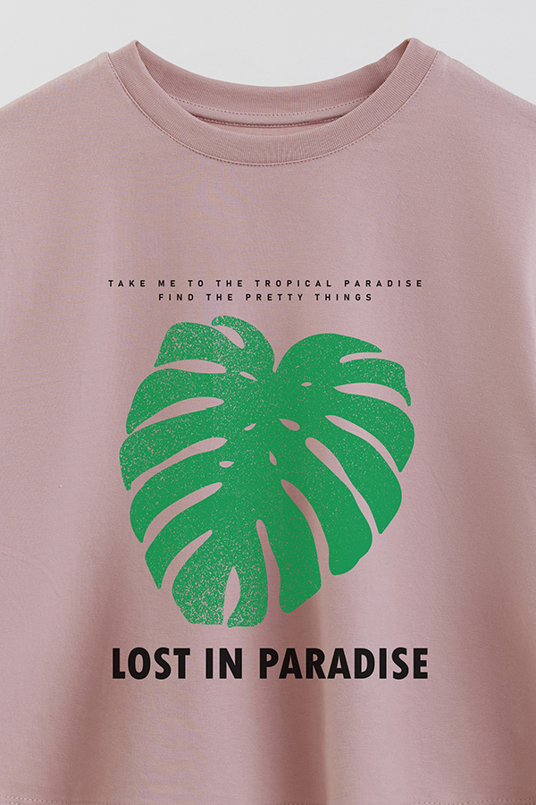 REMERA CROP ESTAMPADA SOUND OF THE SEA 1