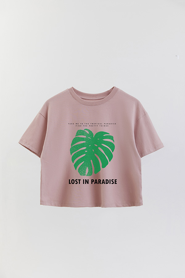 REMERA CROP ESTAMPADA SOUND OF THE SEA 1