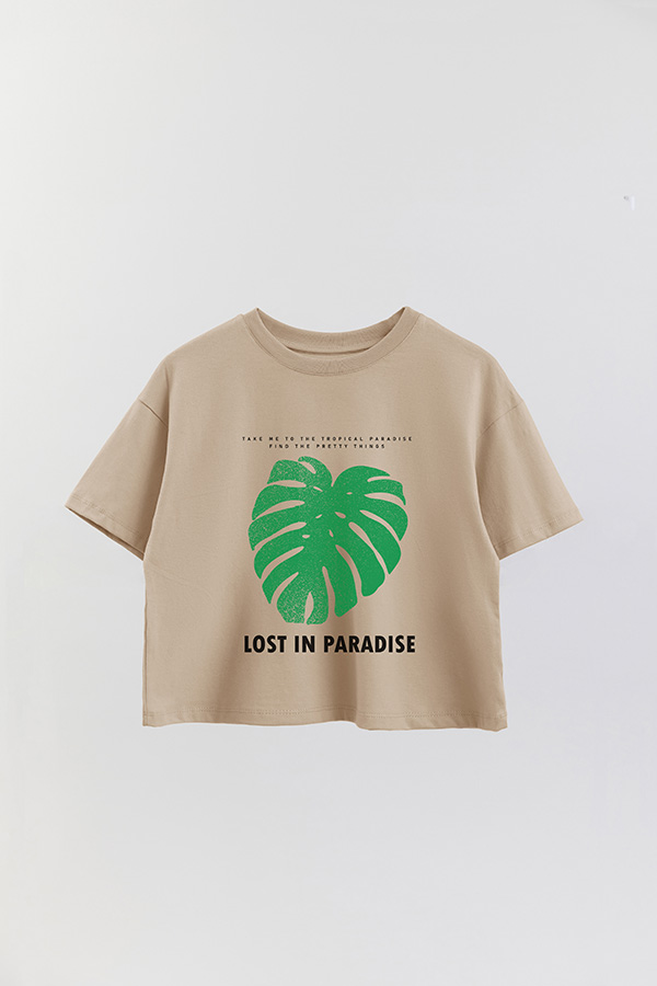 REMERA CROP ESTAMPADA SOUND OF THE SEA 1