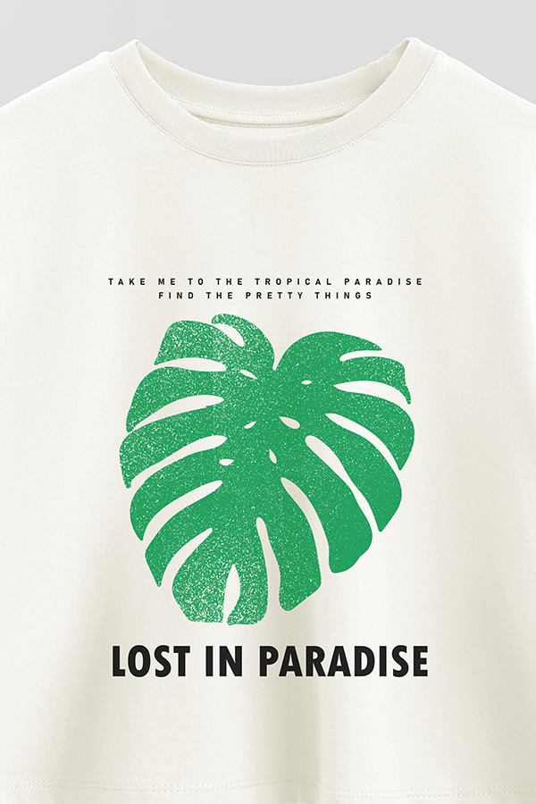 REMERA CROP ESTAMPADA SOUND OF THE SEA 1