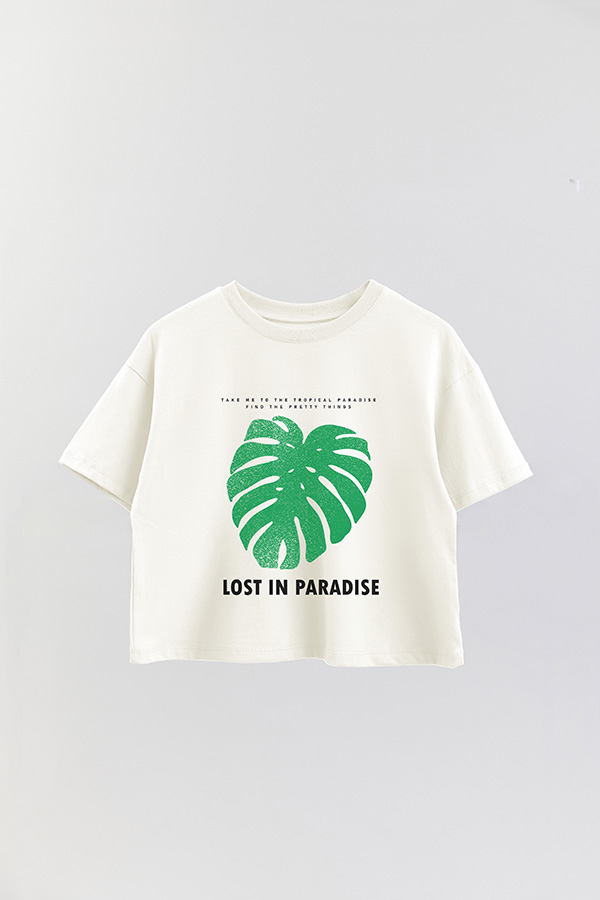 REMERA CROP ESTAMPADA SOUND OF THE SEA 1