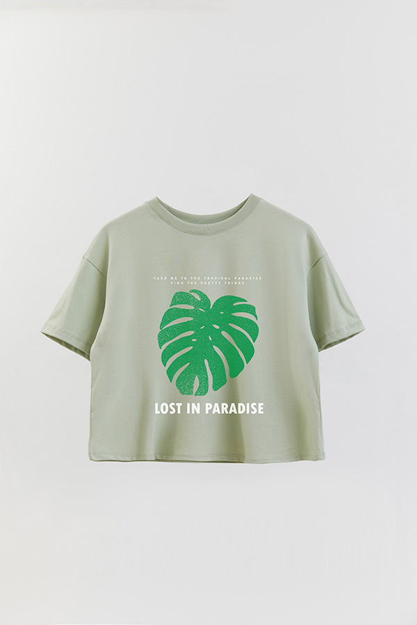 REMERA CROP ESTAMPADA SOUND OF THE SEA 1