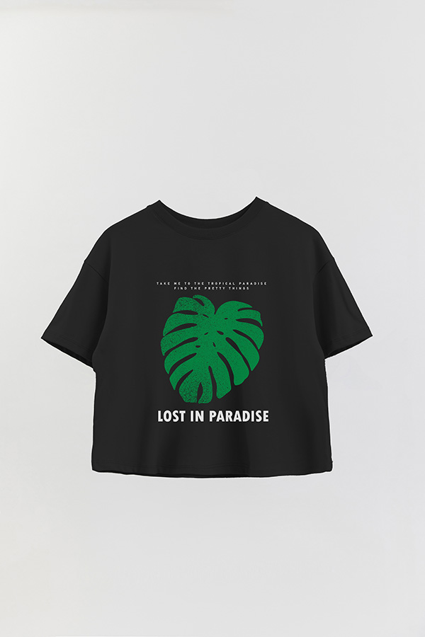 REMERA CROP ESTAMPADA SOUND OF THE SEA 1