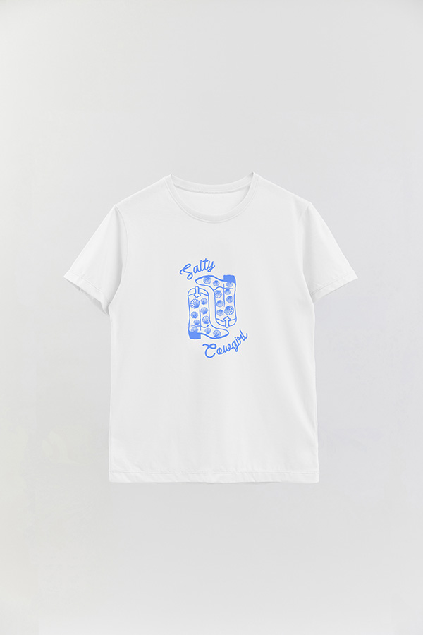 REMERA BASICA ESTAMPADA HD SALTY COWGIRL