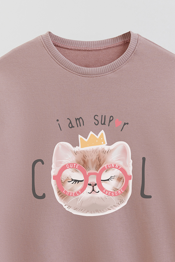 BUZO CREWNECK RUSTICO KITTY DREAMS COOL