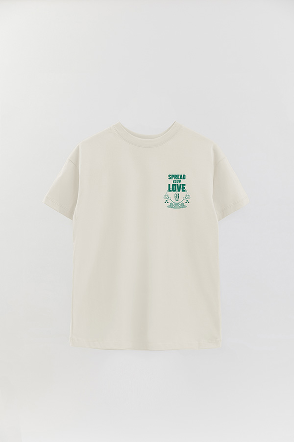 REMERA OVER FB CARTOON SPREAD YOUR LOVE