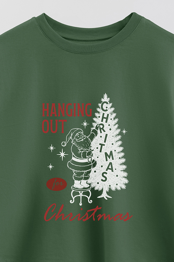 REMERA CROP HANGING OUT