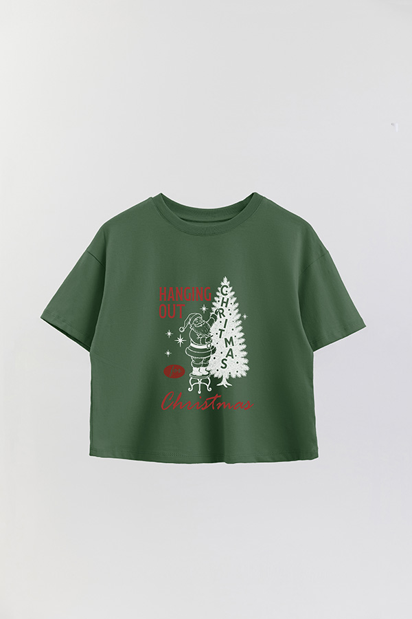 REMERA CROP HANGING OUT