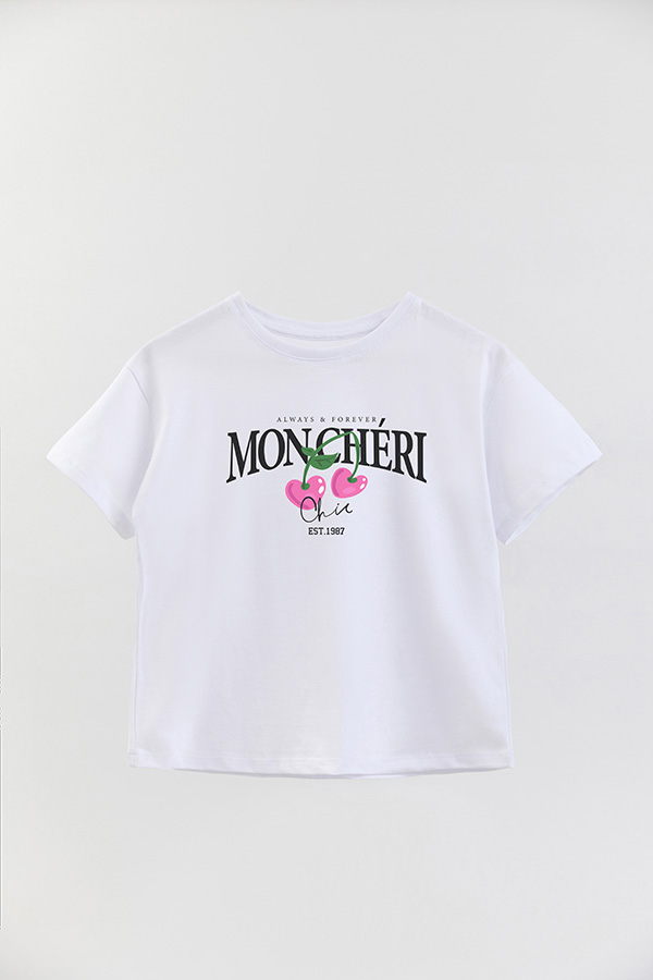 REMERA GIRL OVER LIKE A CHIC