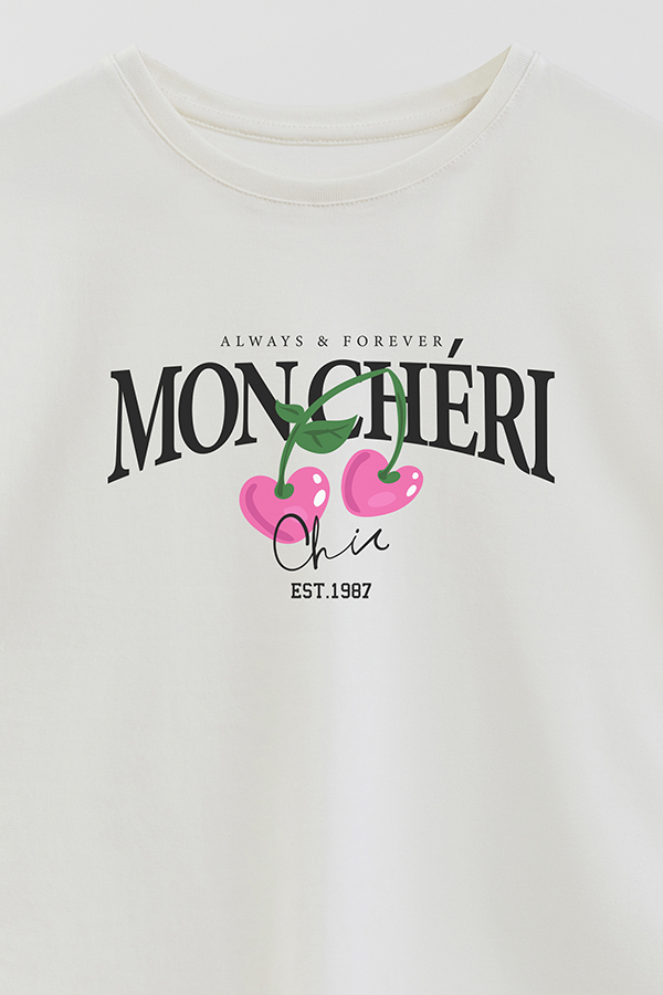 REMERA GIRL OVER LIKE A CHIC