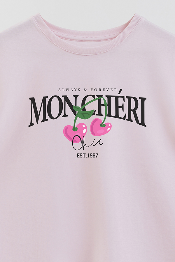 REMERA GIRL OVER LIKE A CHIC