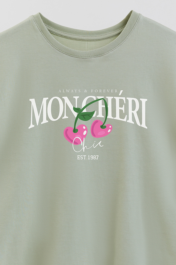 REMERA GIRL OVER LIKE A CHIC