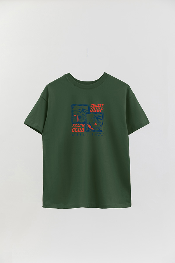 REMERA OVER ESTAMPADA SUNSET SURF