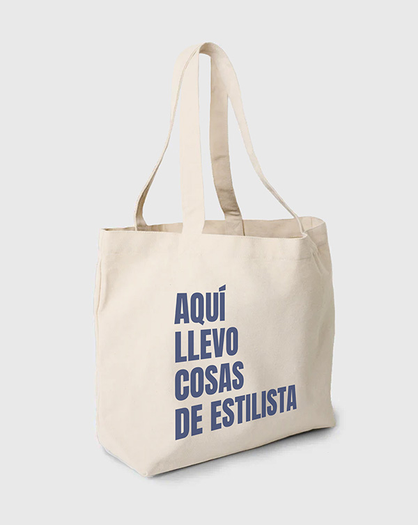 TOTE BAG AQUI LLEVO ESTILISTA