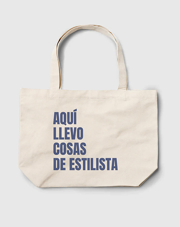 TOTE BAG AQUI LLEVO ESTILISTA