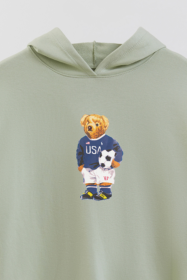 HOODIE RUSTICO KID BEAR SOCCER