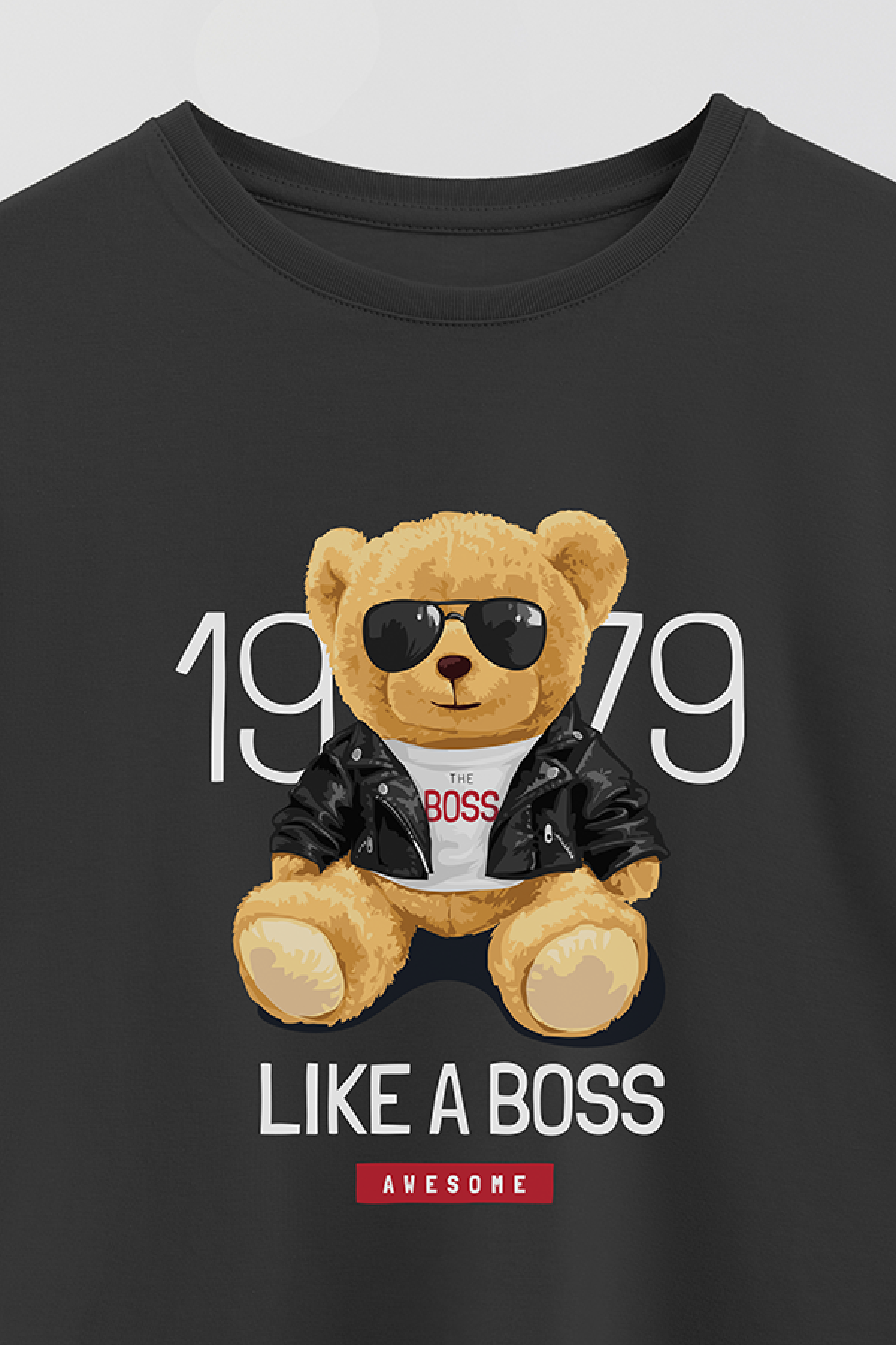 REMERA BOY OVER TEDDY LIKE A BOSS