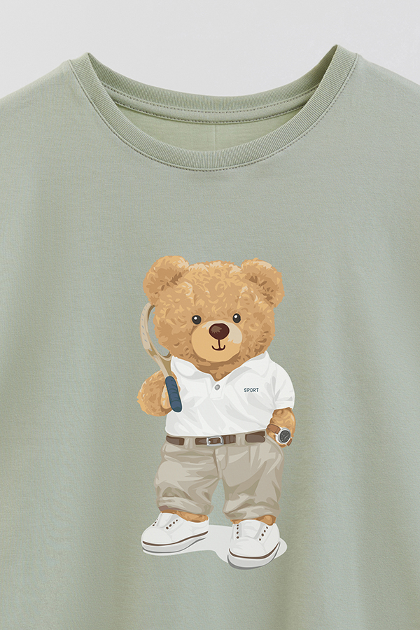 REMERA GB OVERSIZE TEDDY CASUAL TENNIS