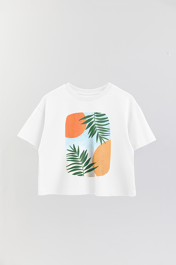 REMERA CROP ESTAMPADA ART 21