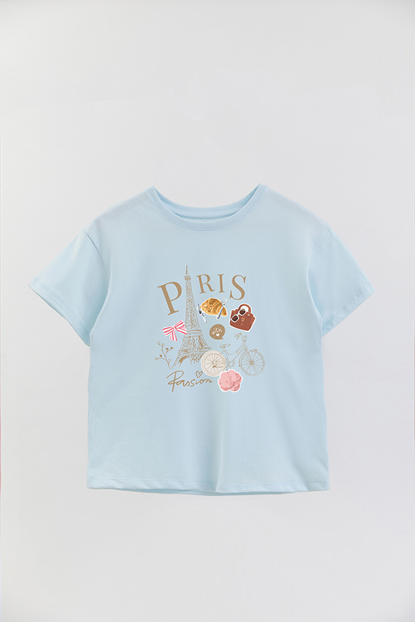 REMERA GIRL OVER PARIS PASSION